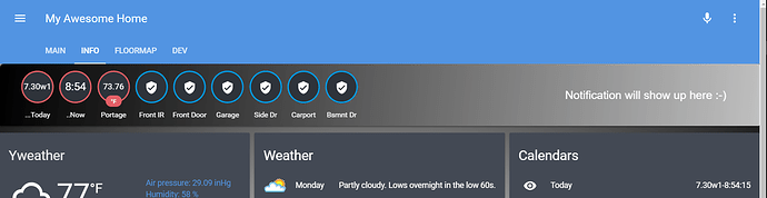 Lovelace Badge Notification Banner Lovelace Frontend Home