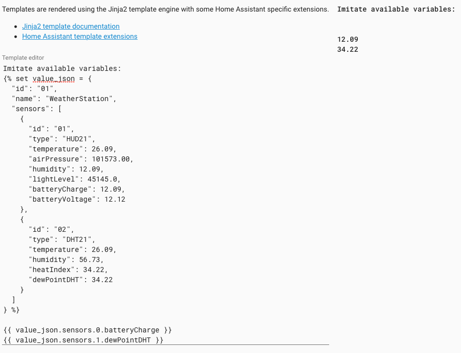 SOLVED: Using template to parse JSON from MQTT - Configuration - Home ...